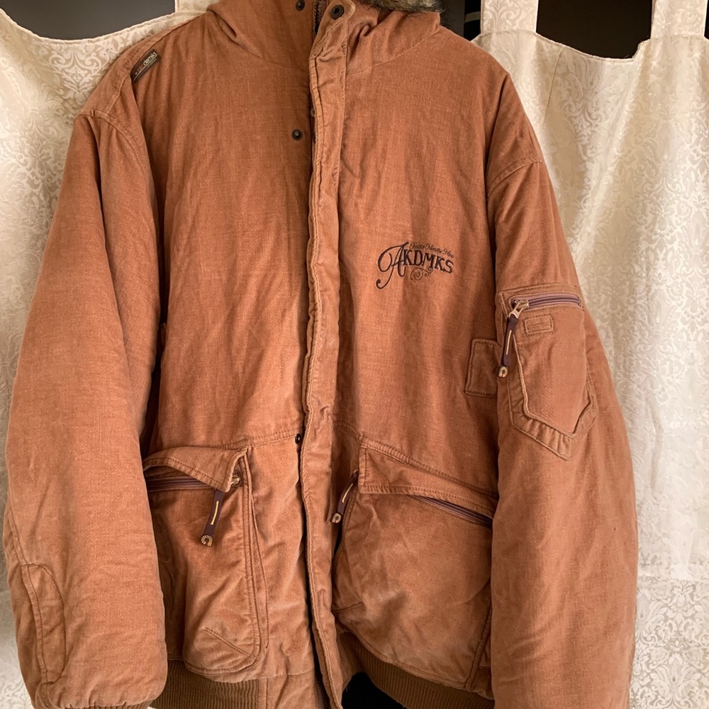 COPY - AKADEMIKS REVERSIBLE BROWN SUEDE/FAUX FUR JACKET